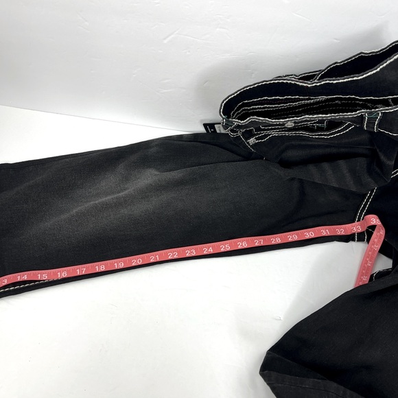 TRUE RELIGION JEANS, "RICKY BIG T FLAP STRAIGHT", “EASHED COAL GREY”, W36 L34 - Picture 13 of 14